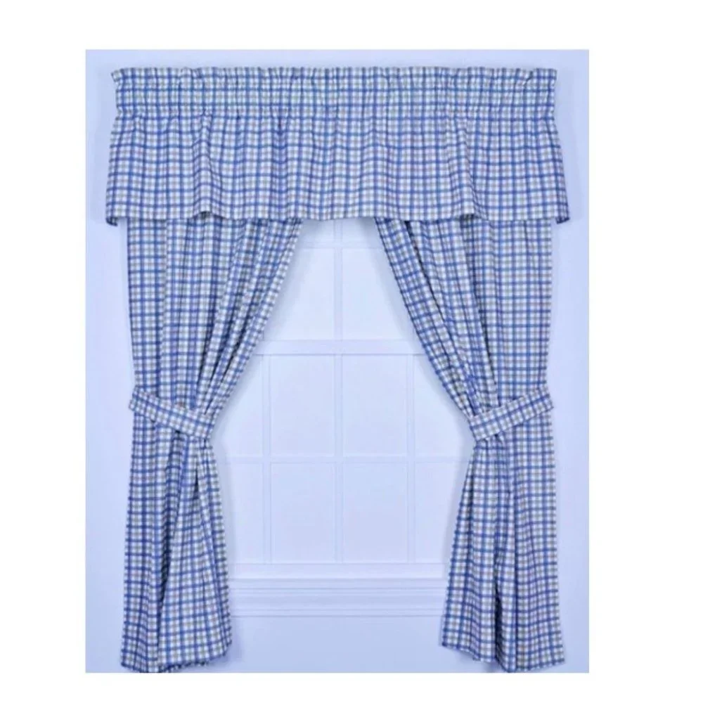 Ellis‎ Curtain Bristol Collection Two-Tone Plaid Curtains